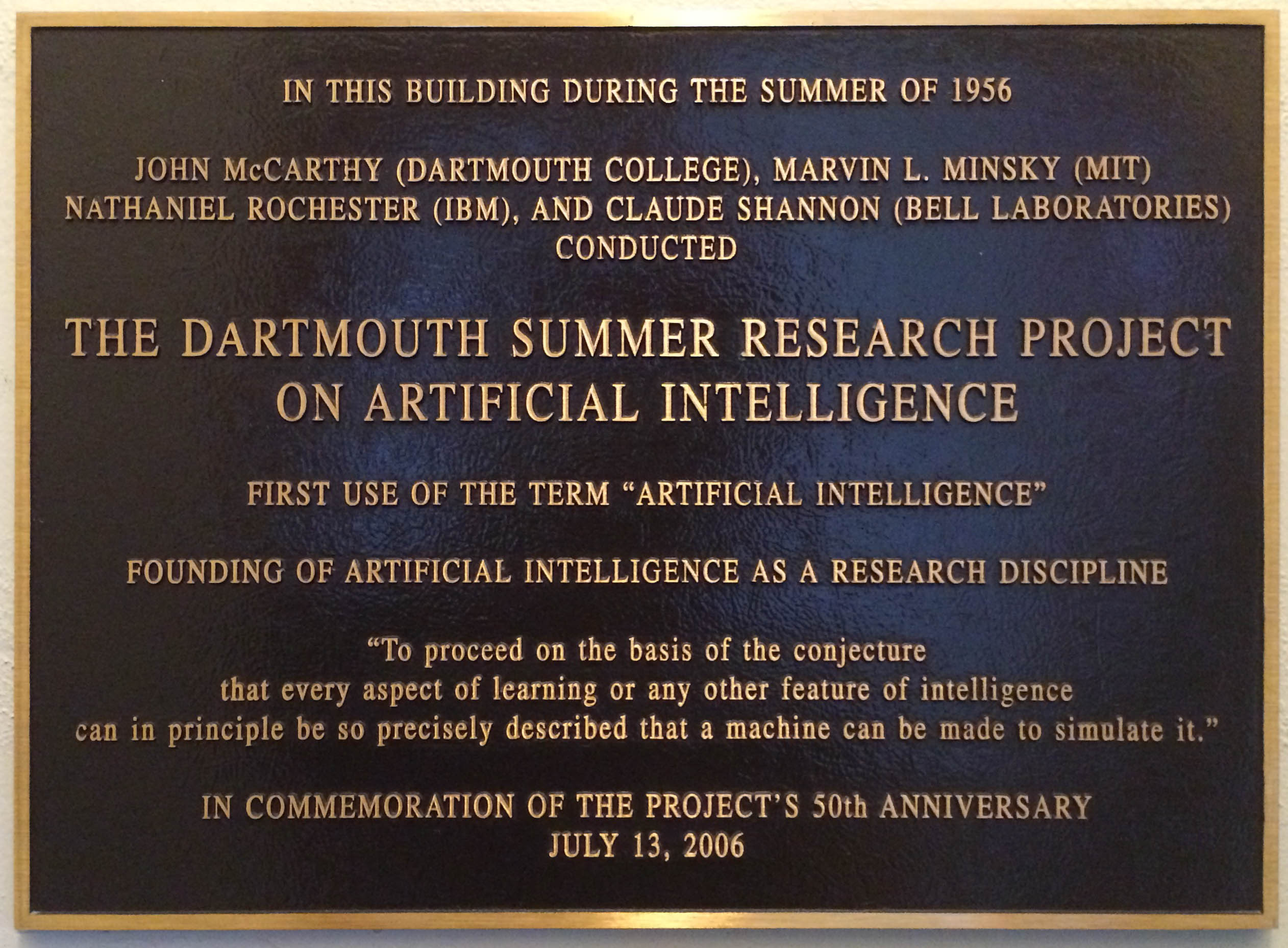 Dartmouth AI conference