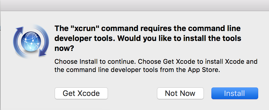 Xcode popup